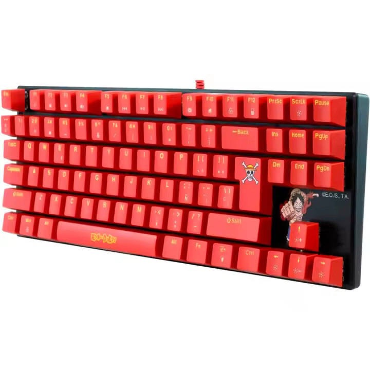 TECLADO ONE PIECE LUFFY Fr-Tec PC - MAC - FR-TEC - Teclado con Cable - Blade - One Piece - Teclado Luffy - Teclado Gaming - 1