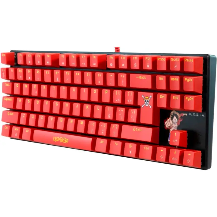 TECLADO ONE PIECE LUFFY Fr-Tec PC - MAC - FR-TEC - Teclado con Cable - Blade - One Piece - Teclado Luffy - Teclado Gaming - 1