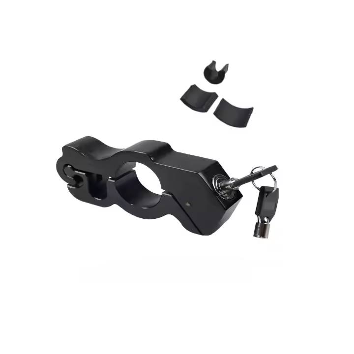 Cerradura De Manillar Para Motocicleta Antirrobo Para Seguro De Motocicletas Cerradura De Scooter Eléctrico Con Fijación De Manos Material De Aluminio - 1