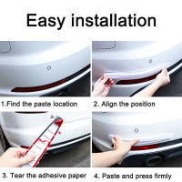 Protector De Bumper Para Coche 2/4pcs Bandas De Protección Para Esquinas Anti-golpes Y Arrugas Accesorios Automotrices PVC - details 2