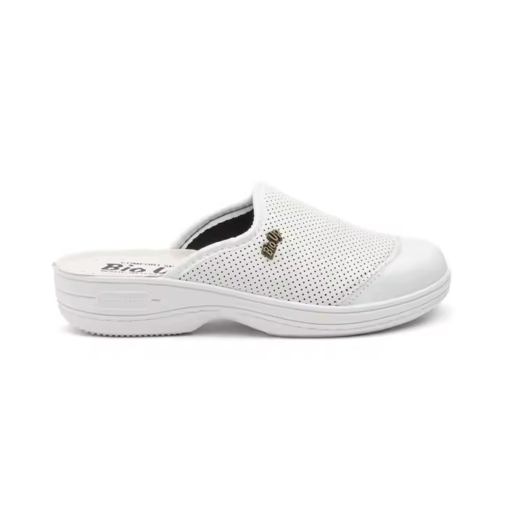 Zuecos Anatómicos de piel blanca by Bio Up Piel Piel y textil Piel anatómica - 1