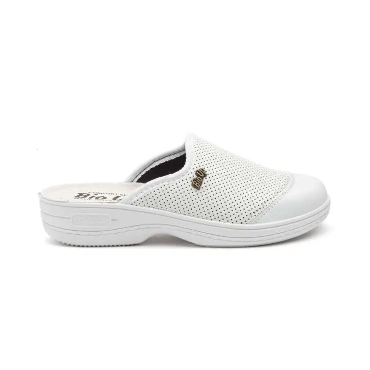 Zuecos Anatómicos de piel blanca by Bio Up Piel Piel y textil Piel anatómica - 1
