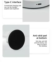 Lámpara De Mesa Ajustable En 3 Colores Y Iluminación Dimmable Infinita Para Decoración De Habitaciones Comedor Y Cafeterías Estilo Retro De Hierro - details 8