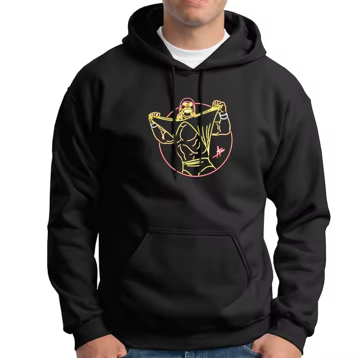 Sudadera con capucha Lucha Libre. Pressing Catch. Hulk Hogan. Hulkamania. WWE. WWF. New World Order. nWo. Varios colores. Todas las tallas. - 1