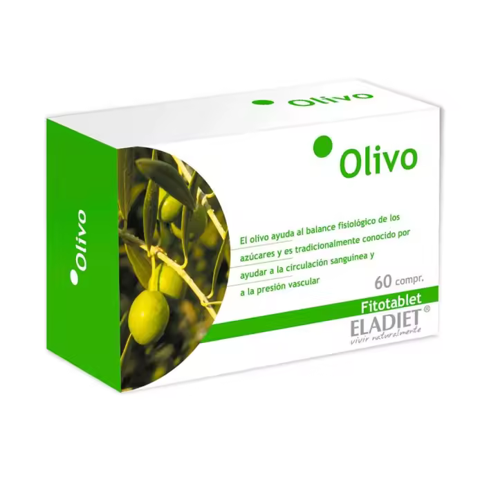Complemento Alimenticio Eladiet Olivo 60 Comp - Mejora la Circulación - 1