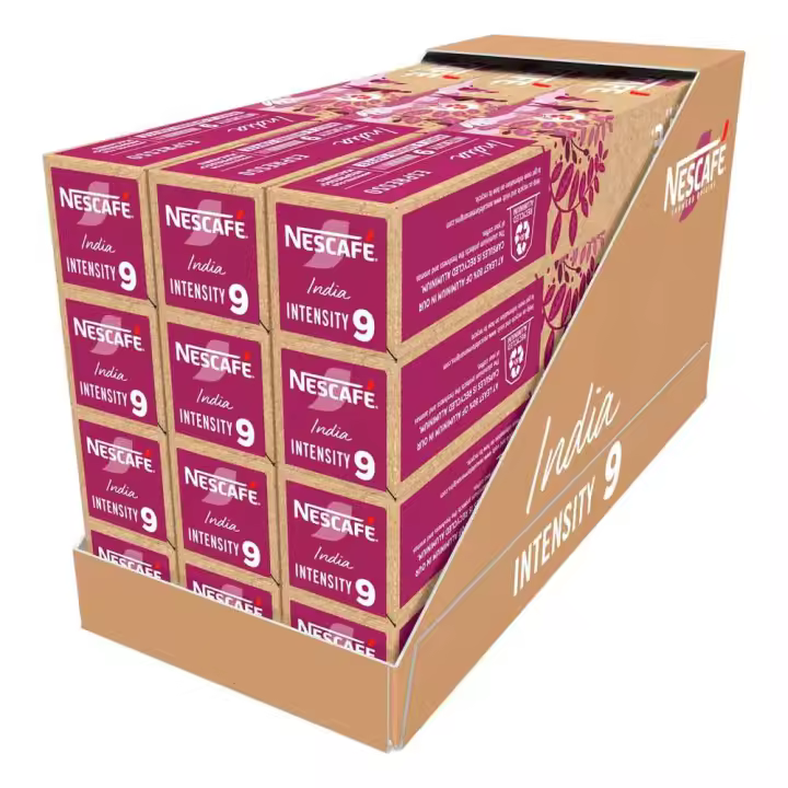 India Espresso Nescafé. 120 cápsulas de Aluminio (12 tubos de 10 cafés)  Formato ahorro 7630477879705 - 1