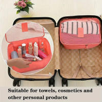 Organizador De Viaje 6pcs Bolsas De Almacenamiento Portátiles Organizador De Maletas Para Mujeres Bolsa De Ropa Y Zapatos De Viaje - details 7