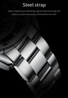 Reloj De Moda PLAYBOY Para Hombres Acero Inoxidable Automático Mecánico Reloj De Mano Con Numeros Romanos Resistente Al Choque Y Luz - details 8