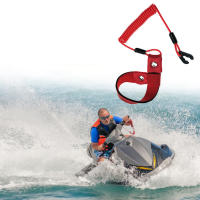 Cuerda De Apagado Para Barco Compatible Con Jet Ski Y Motor De Exterior De Marina Correa De Detención De Enganche En El Muñeca (rojo/azul) Accesorio Marítimo - details 1