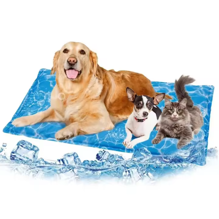Piscina Plegable para Perros Mascota Antideslizante Bañera PVC para Verano - 1