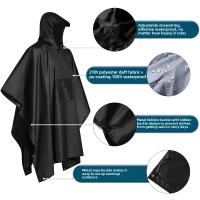 Chaqueta Impermeable Para Motocicleta 1pcs Cubierta De Lluvia Para Motocicleta Con Capucha Militar Protección Exterior Para Moto - details 0