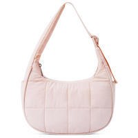 Bolso De Hombro Para Mujer Puffer Crescent Cuadrado Ajustable Con Cremallera Bolso De Viaje De Nylon Para Trabajo - details 1