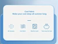 Almohada De Verano Fresca Y Transpirable Con Borde 3D Alta Dureza Para Hogar Y Hotel Malla De Encaje Suave Y Confortable Para Descanso Y Viajes - details 2