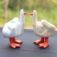 Pequeño Pato Creativo Y Divertido Estatua De Resina Personalizada Con Dedo Middle Para Decoración De Escritorio Hogar Jardín Regalo Figura Animal Estilo Moderno - details 11