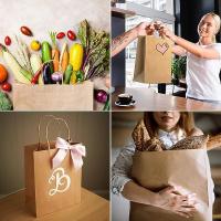Zirizon -Bolsas de Papel Kraft con Asas Retorcidas - Marrón - details 1