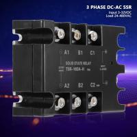 Relé a; Semiconductor trifásico, DC AC SSR anticorrosión, durable para máquinas CNC - details 2