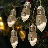 Luz De Árbol De Navidad LED Esférica Decorativa Cadenas De Luces Batería Incluida Para Decoración De Habitaciones Y Hogar - details 0