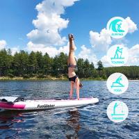 FunWater Tabla Paddle Surf Hinchable con Accesorios Premium con Funda Impermeable para teléfono móvil Remo Doble Uso | PadelSurf Stand Up Paddle Gran Estabilidad y Resistencia | Paddle Board - details 3