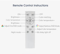 Luz De Techo Inteligente RGB Con Altavoz 30W 36W Reproducción De Música Bluetooth WIFI TUYA APP Decoración Para Hogar Dormitorio Sala De Estar - details 2