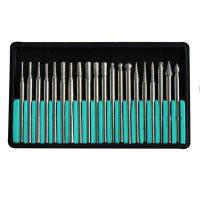Juego De 20 Piezas De Brocas De Diamante Para Grabado Y Pulido De Vidrio Piedra Jade Con Rosca De 2.35/3mm Punto Agujas Herramienta Rotatoria - details 3