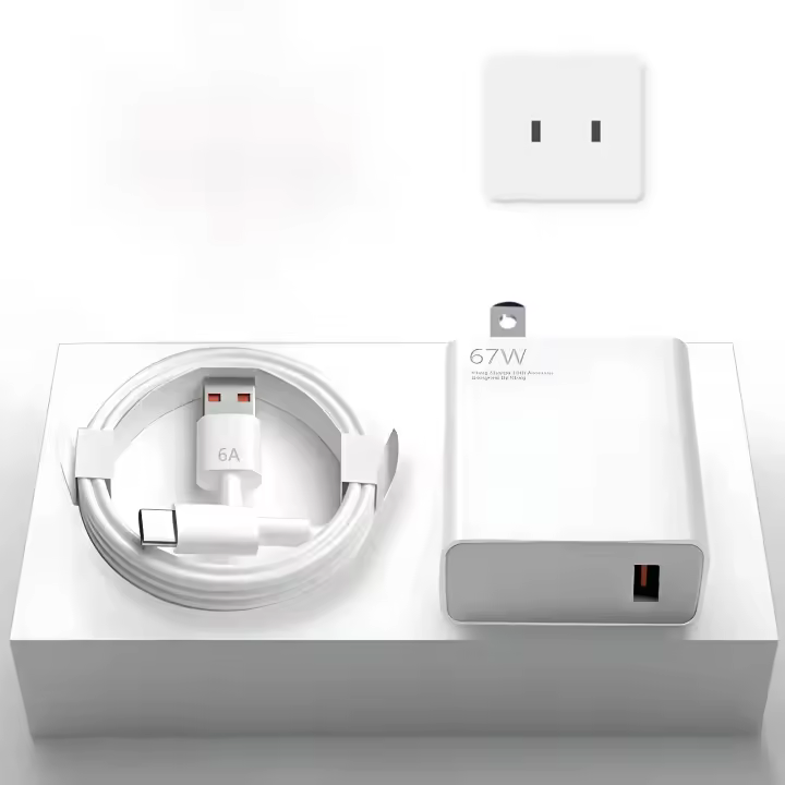 Cargador Rápido USB 6A 67W Para Xiaomi 10 11 12 Lite 13T 14 Redmi Note 10S 11S 11T 12 13 pro POCO Cable De Carga Turbo Type C - 1