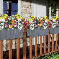 Ramo De Flores Artificiales De Coquelicot 26cm Decoración Para Hogar Y Jardín Bouquet Falso De Plástico Para Bodas Y Fiestas - details 3