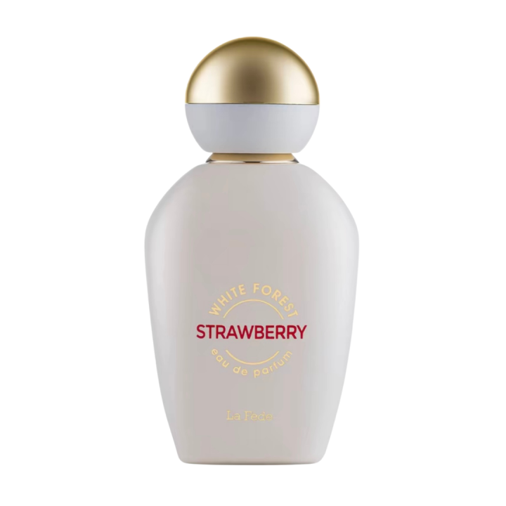 White Forest Strawberry La Fede EDP 100ml Mujeres Frutal 11:11 Perfume Fresa Fragancia Arabe 2025.