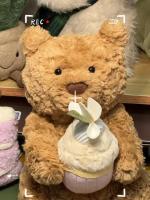 Muñeco De Peluche Jelly Cat 28cm Hug Cake Bartholomew Oso Con Gato Y Perro Juguete Interactivo Oso Teddy Regalo De Vacaciones Lindo Y Suave Para Niños - details 13