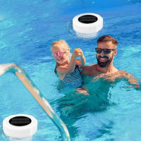 Dispensador Flotante De Cloro Para Piscina Solar Con Luz Colorida Para Spa Y Baño De Tubo Dispensador De Tabletas De Bromuro - details 1