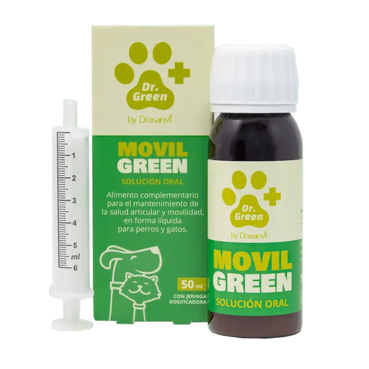 MovilGreen Solución Oral – Soporte articular natural para perros pequeños y gatos - 1