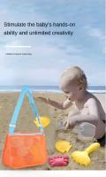 Bolsa De Almacenamiento Para Niños Juguete Viaje Playa Transpirable Con Malla Hombro Material De Poliéster Bolsa De Viaje - details 4