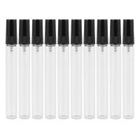 Mini botella de Perfume de vidrio portátil, 10Ml, tamaño de viaje, espray vacío, 10 piezas - details 0