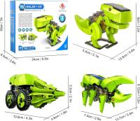 Kit De Robot Solar 3-en-1 Dinosaurio Juguetes STEM Para Niños Y Niñas De 8 a 12 Años Juegos De Construcción Educativos - details 0