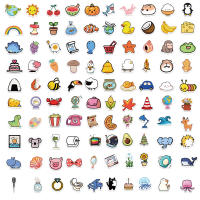 100pcs Pegatinas De Animales Miniaturas Cartoon Graffiti Impermeables Para Teléfono Guitarra Portátil Maleta Taza Juguetes Para Niños - details 3