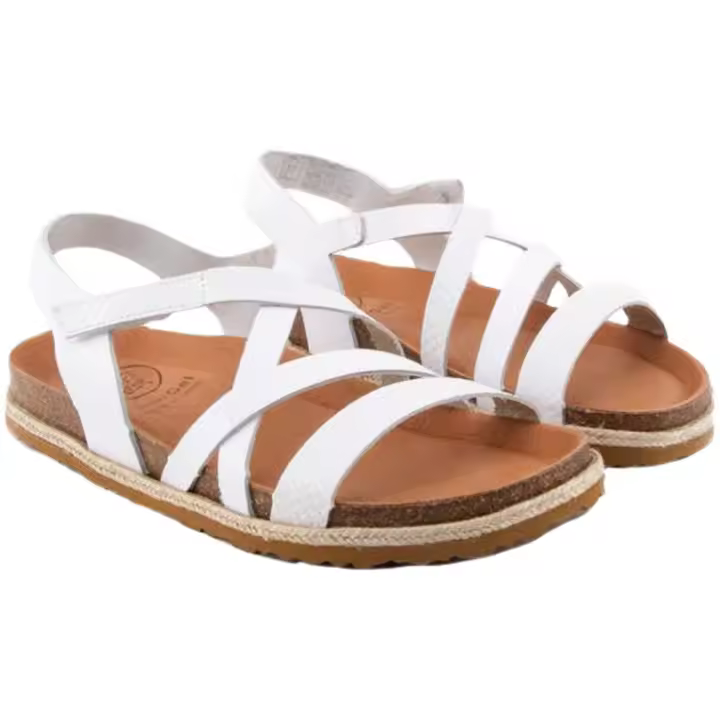 Sandalias The Happy Monk Palma para mujer en color blanco - 1