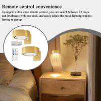 Lámpara De Pared LED Magnética Con Control Remoto Luz De Exposición De Arte RGB De 13 Colores Montaje En Pared Regulable - details 11