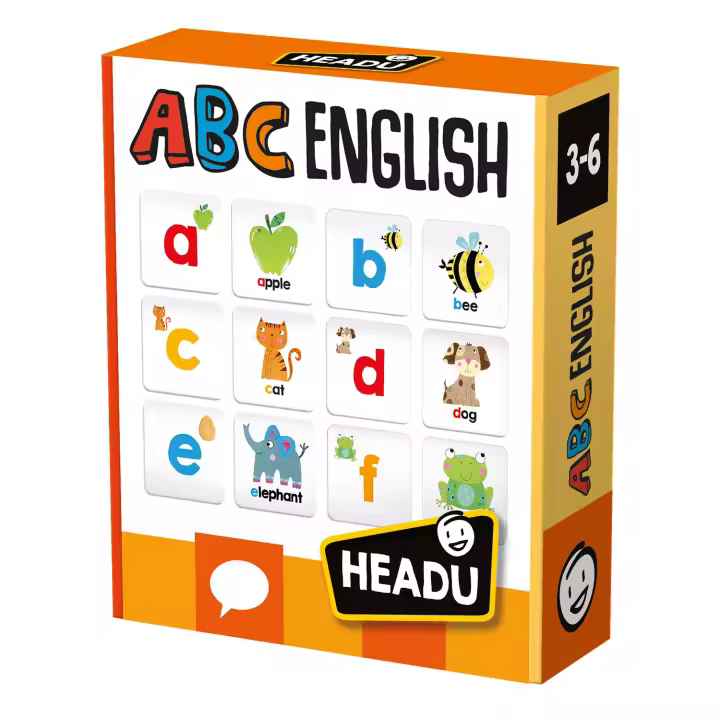 Headu - Abc English  Juegos Educativos 3 Años A 6  Juegos Educativos Abc  Juegos Infantiles  Juego De Mesa  Juguetes Niños 3 Años A 6  Regalo Niño 3 Años A 6 - 1