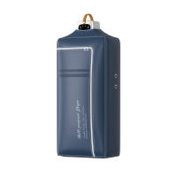 Secadora de ropa portátil, 800 W, minisecadora eléctrica con bolsa de lavandería, temporizador de 4H, secadora con calefacción para el hogar, lavandería, viajes, enchufe de la UE (azul) - details 3