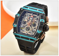 Reloj Deportivo De Nueva Generación Con Diseño Hueco Y Mecanismo Moderno Reloj De Cuarzo Con Tres Discos Pequeños Para Negocios - details 11