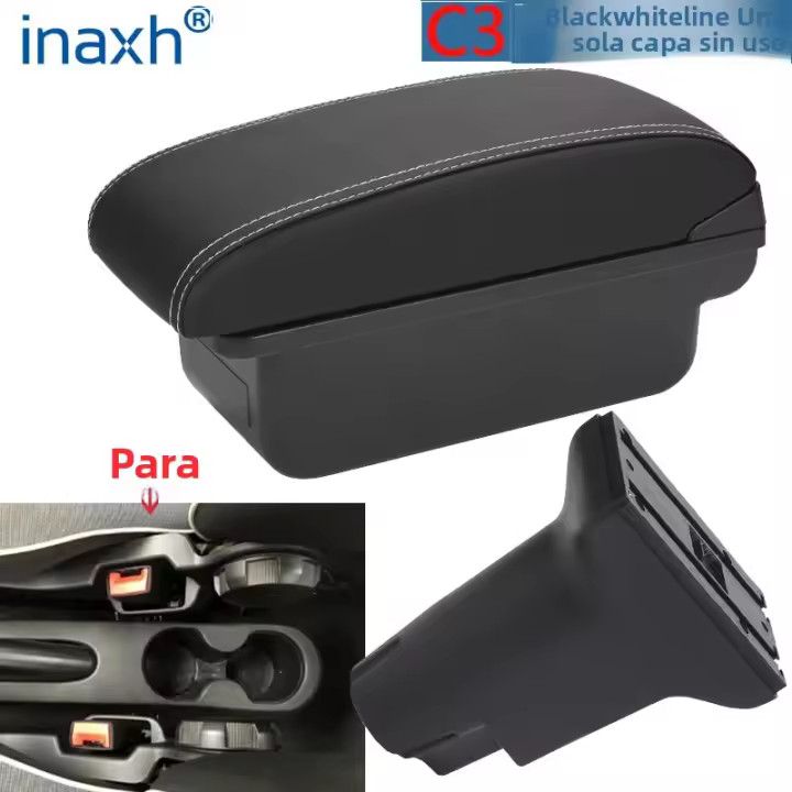 Caja De Reposabrazos Para Fiat 500 Cronos Accesorios Interiores De Coche Material De Cuero Y Plástico Retrofits Especiales - 1