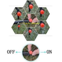 Sistema De Riego Para Jardín 1000-100 Piezas Derramadores De Agua Y Rojelladores Cabeza De Flujo Para Riego Del Jardín - details 3