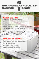 Dispositivo De Riego Inteligente WIFI Con Doble Bomba Sistema De Riego Por Drip Automático Timetrigger Control Remoto APP eWeLink Para Jardín Plantas Flores - details 2