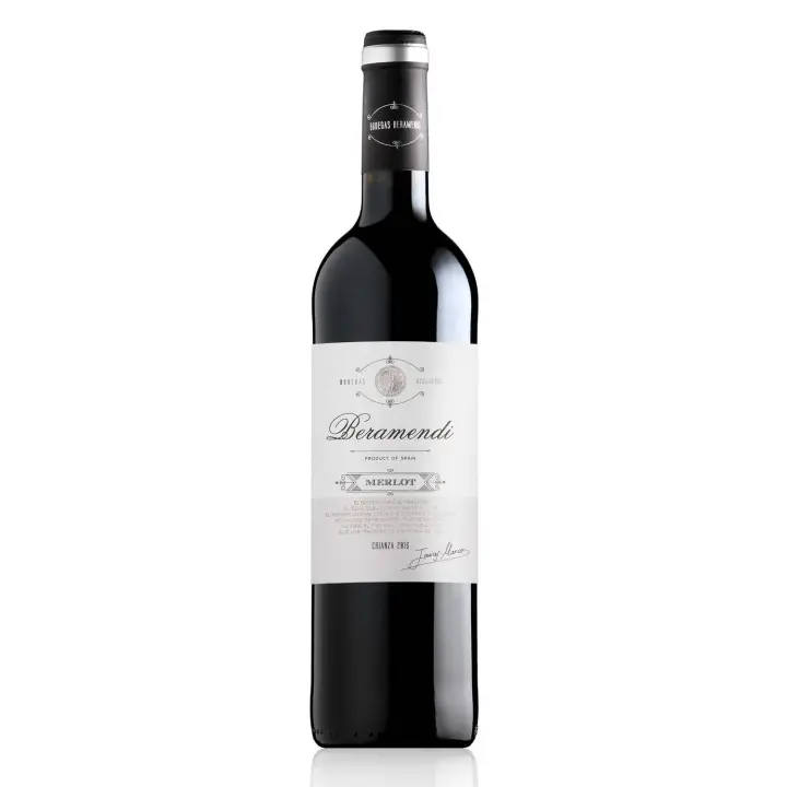 Beramendi Crianza Merlot - Vino Tinto - 1