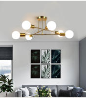 Lámpara De Techo Moderna LED En Negro/Oro Industrial Nordic Minimalista Para Decoración De Hogar Sala De Estar Comedor Instalación Sencilla Sin Dispositivo Inteligente - details 10