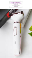 Epilador Eléctrico Para Mujer 4 En 1 Trimmer De Cara Y Cuerpo Painless Depilador Para Boca Del Niño Cejas Y Nariz Recargable ABS - details 10