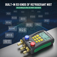 Gauge De Presión Electrónico Con Pantalla Digital Para Refrigeración Y Aire Acondicionado Tester De Vacío Y Fluoruro - details 3