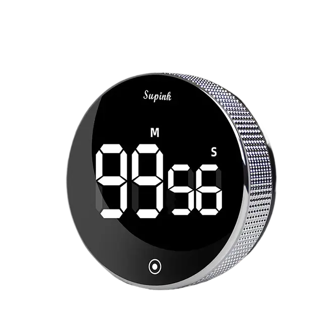 Temporizadores digitales de Cocina, temporizadores Visuales, large LED pantalla, Cuenta atrás magnética, Pletado - 1
