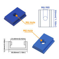 Juego De Herramientas Para Trabajar Madera FNICEL T30 Track T-Slider T Slot Miter Jig 50cm Guía De Angulo Para Mesa De Sábanas Y Router DIY - details 1