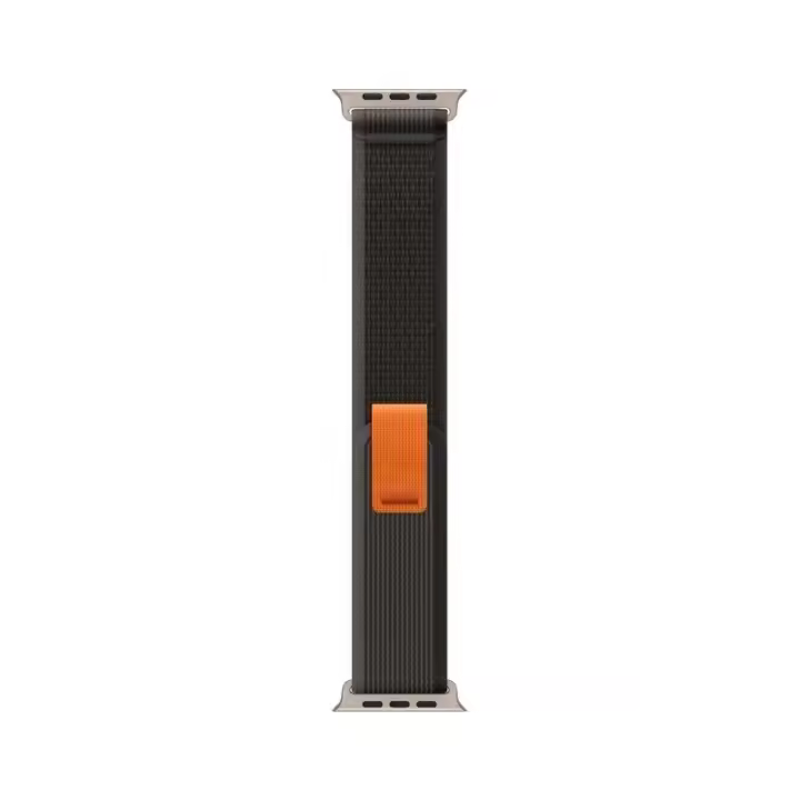 Correa Loop Trail Apple Watch 38/40/41mm resistente al agua y al sudor, ideal para actividades deportivas y al aire libre - Gris/Naranja Marca Accetel - 1