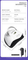 Secador De Uñas LED UV De Alta Potencia 66Lamp Beads Fuente De Luz Dual Para Todos Los Polvos De Uñas De Gel Para Salon De Belleza - details 8